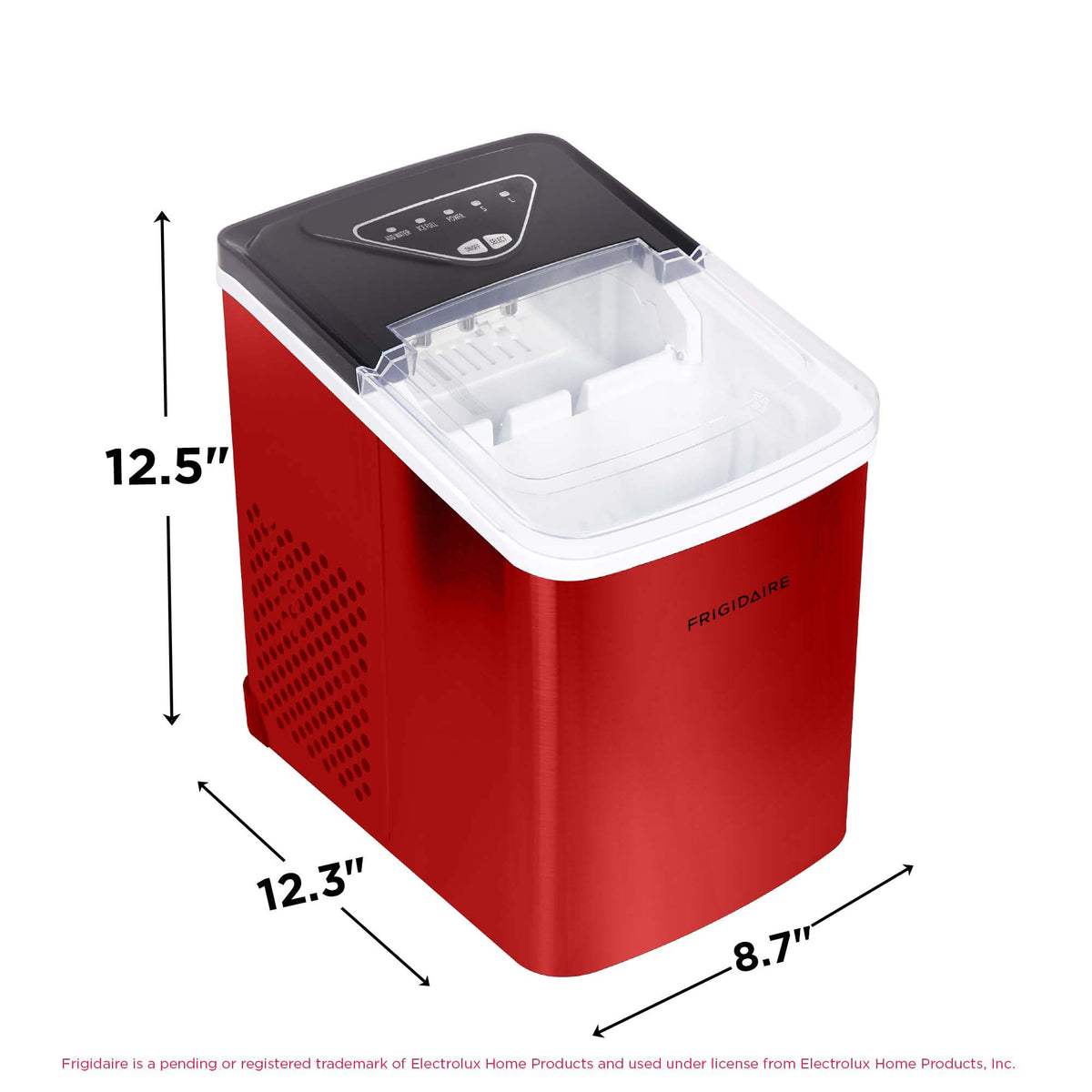 Frigidaire EFIC123-SS Counter Top Maker, Produces 26 pounds Ice per Day, Stainless Steel