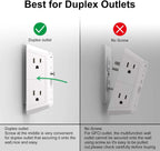 Multi Plug Wall Outlet Surge Protector with 6-Outlet & 4 USB Ports(2USB-C)
