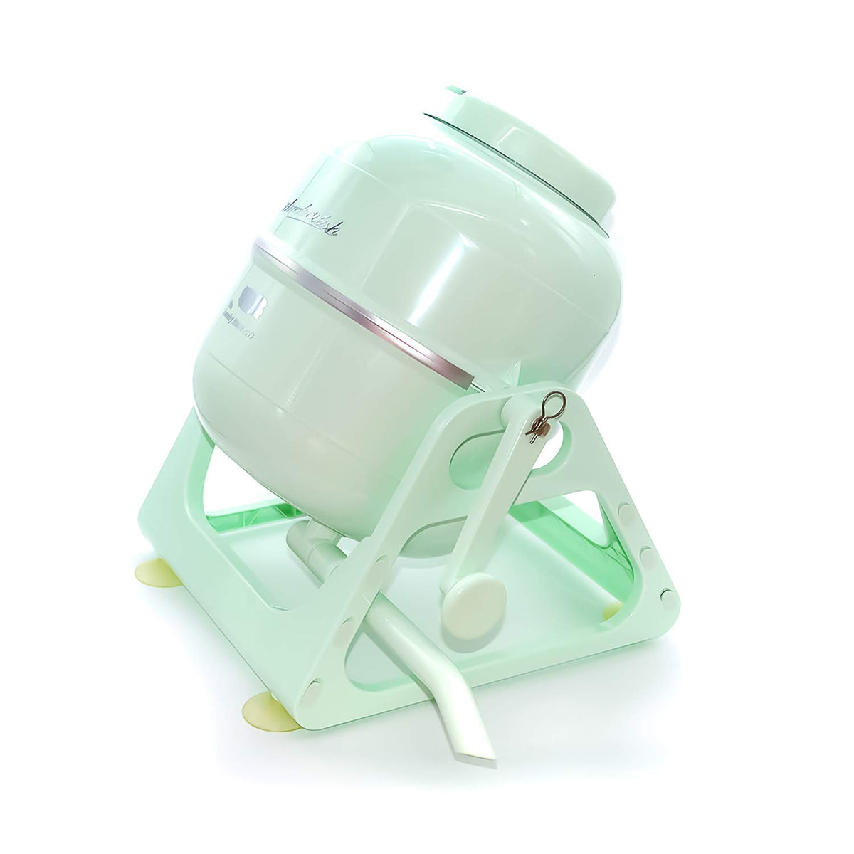 WonderWash Portable Washing Machine for Apartment & Tiny Spaces - Manual Hand Clothes Washer with Retro Design - Clean Laundry Anywhere with Our Countertop, Non-Electric, Small Washer - Blue