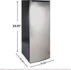 Frigidaire Upright Freezer, 6.4 cu ft, Deep Freeze, Platinum Design Series