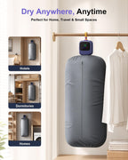 Portable Clothes Dryer, Compact Dryer for Apartments, Dorms, RVs & Travel