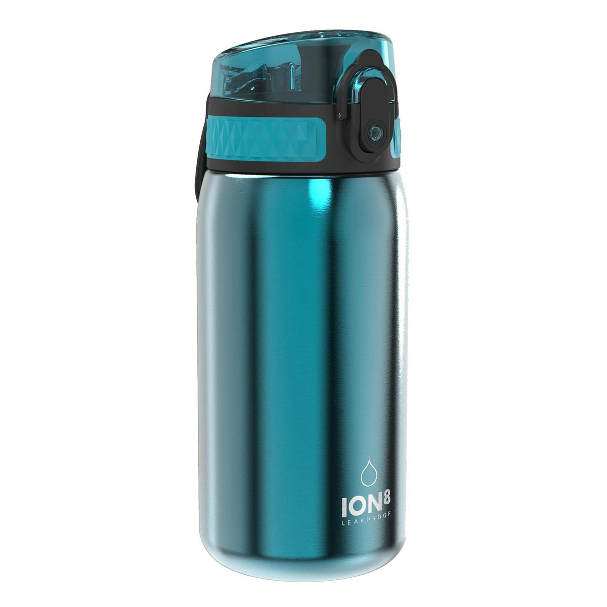 ION8 Lightweight Steel Kids Water Bottle, 400ml/13oz, Purple Unicorns