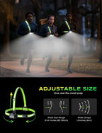 Running Lights for Runners, 500LM Chest Running Light with 7 Modes