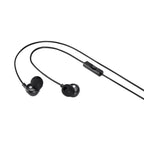 Amazon Basics Wired Earbuds with Microphone, In-Ear Headphones, 3.5mm Jack, High Definition Sound, Secure Fit, 4.2 ft Cable, S/M/L Ear Tips, Black