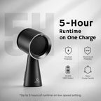 AIRTHEREAL Portable Range Hood with Rechargeable Battery, 3-Speed Suction