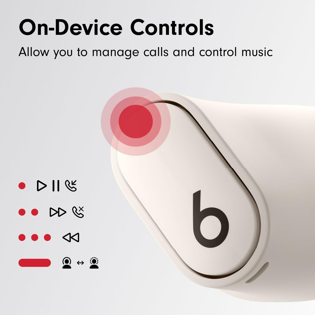 Beats Studio Buds + | True Wireless Noise Cancelling Earbuds, Enhanced Apple & Android Compatibility, Built-in Microphone, Sweat Resistant Bluetooth Headphones, Spatial Audio - Black/Gold