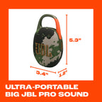 JBL Clip 5 - Ultra-Portable Waterproof Speaker - Sand