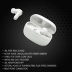 JBL Vibe Beam 2 - Noise Cancelling Earbuds - Black