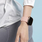 AK Straps for Fitbit Sense 2/Fitbit Sense/Fitbit Versa 4/Fitbit Versa 3 Straps for Women Men,Silicone Sport Classic Soft Replacement Straps Compatible with Fitbit Versa 3/Versa 4/Sense/Sense 2