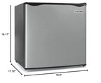 Igloo 2.6 Cu.Ft Mini Fridge with Freezer- Single Door Compact Refrigerator with Glass Shelves for Homes, Dorms & Offices- Keep Snacks, Drinks & Frozen Foods Cool with Temperature Control Fridge- White
