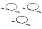 Amazon Basics 5-Pack Micro USB Cable, USB 2.0, 3 m, Black