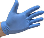 200 Disposable Nitrile Gloves Medium Blue – Medical Examination Powder-Free Latex-Free Strong Durable Tear-Resistant for Healthcare, Dental, Food, Cleaning, Automotive & Industrial Use (Medium)