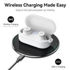 TOZO T10 Wireless Earbuds Powerful Bass Stereo Wireless Charging, APP, IPX8
