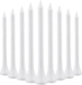 70mm 2 3/4" White Wooden Golf Tees Tee Biodegradable XL Pack of 100