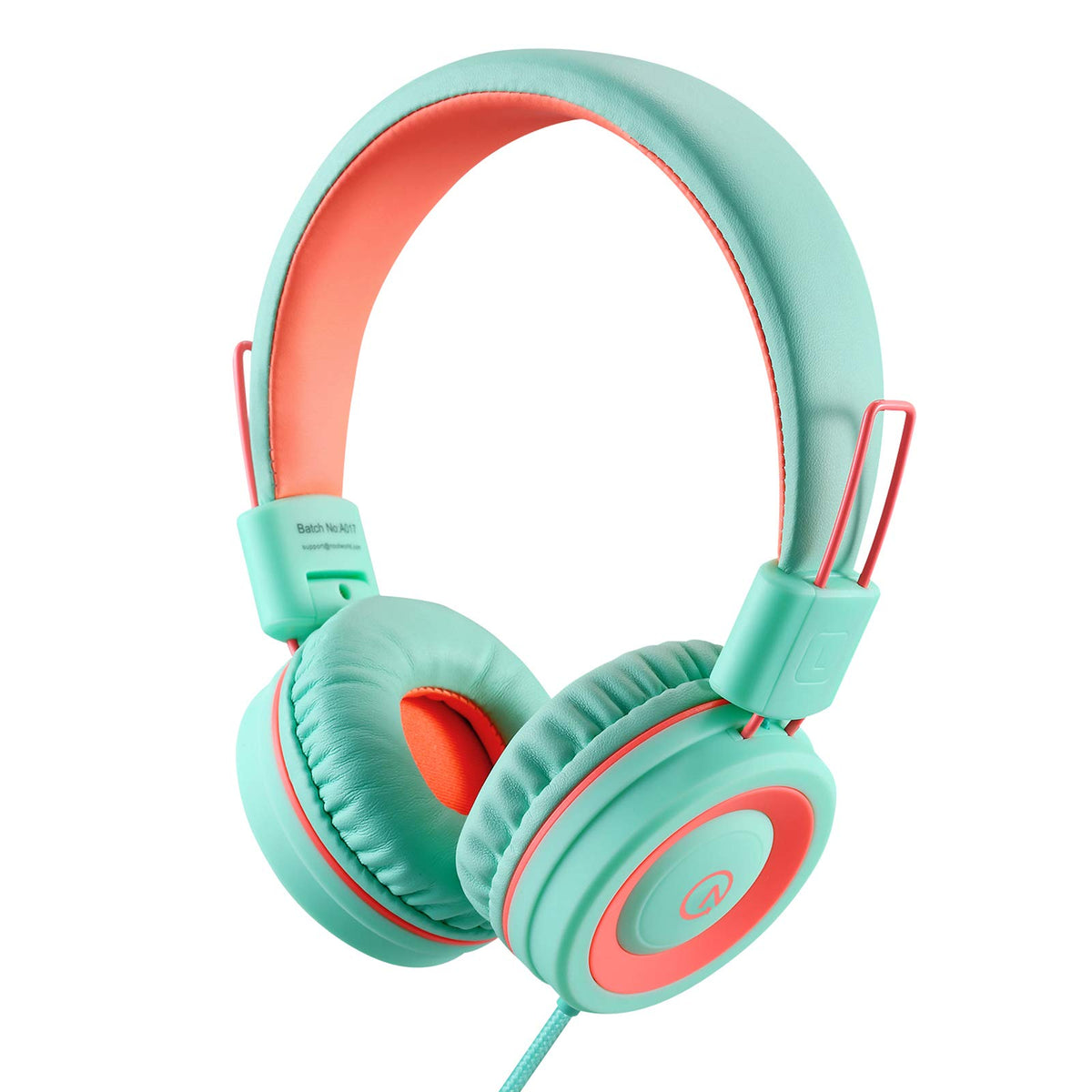 noot products K11 Kids Headphones with Wired Cord 3.5mm Jack Navy/Teal
