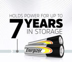Energizer Alkaline Power - AAA Batteries (24 Pack) Up To 50% Longer Lasting