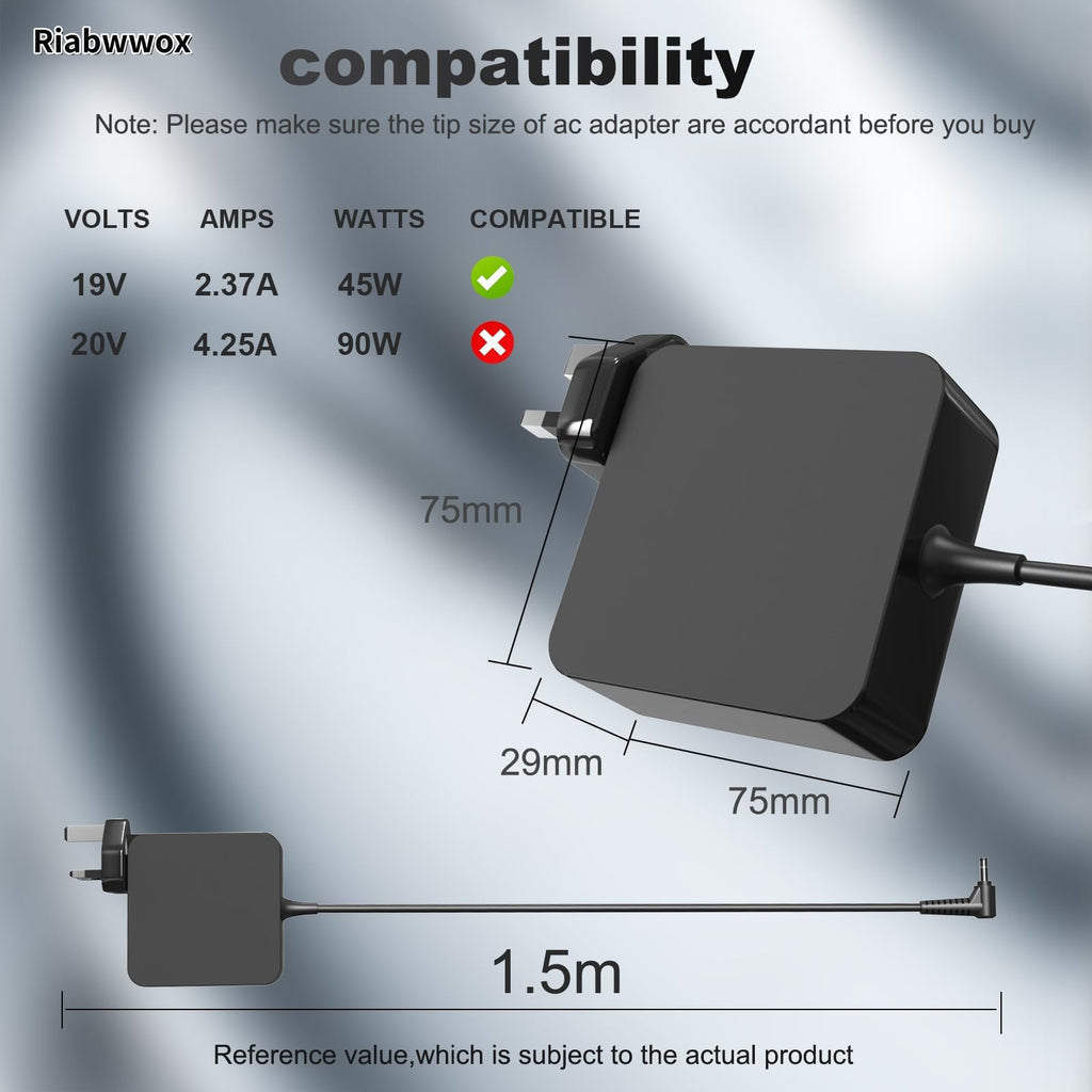 Universal 65W USB C Laptop Charger Compatible with Lenovo Thinkpad