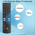 2 Pack Universal Remote for Samsung TV Remote Control with Prime Video, Netflix, Rakute TV Button, Samsung Remote Controls for Smart TV LCD UHD LED Hdtv QLED 3D 4K 8K TVs All