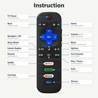 Replacement for Samsung TV Remote, for All 2019-2026 Samsung Remote Control for Smart TV with Voice Control. 2-Year Full Warranty.