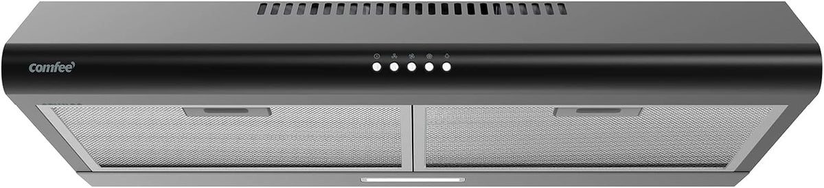 COMFEE' Range Hood 30 Inch Under Cabinet, Ducted/Ductless Convertible