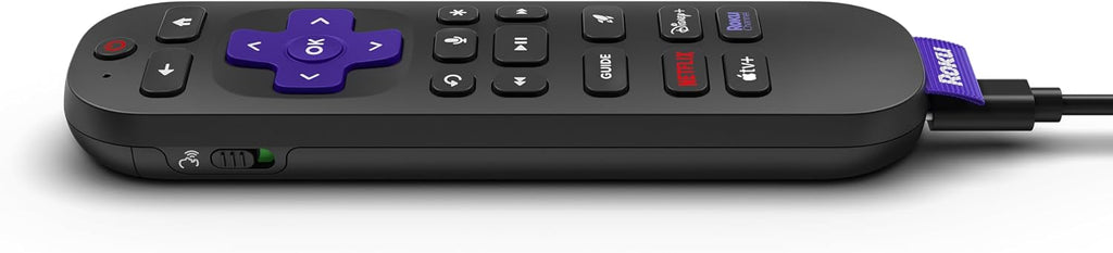 Roku Voice Remote Pro (2nd Ed.), TV Remote Control with Backlit Buttons