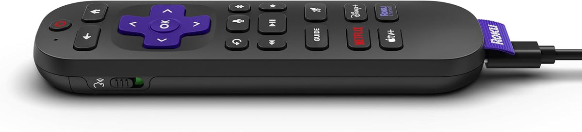 Roku Voice Remote Pro (2nd Ed.), TV Remote Control with Backlit Buttons