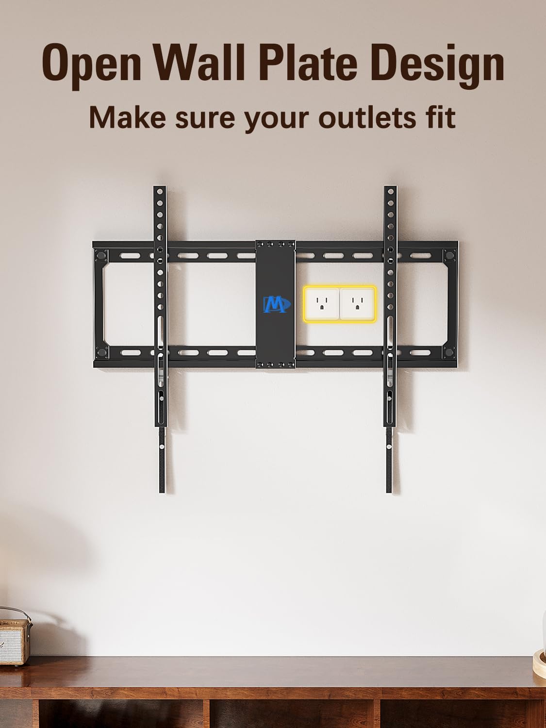 Mounting Dream Fixed TV Wall Mount Bracket for Most 17-42'' Flat Screen TV