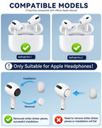 5 Pairs Replacement Ear Tips for AirPods Pro 3 (White)