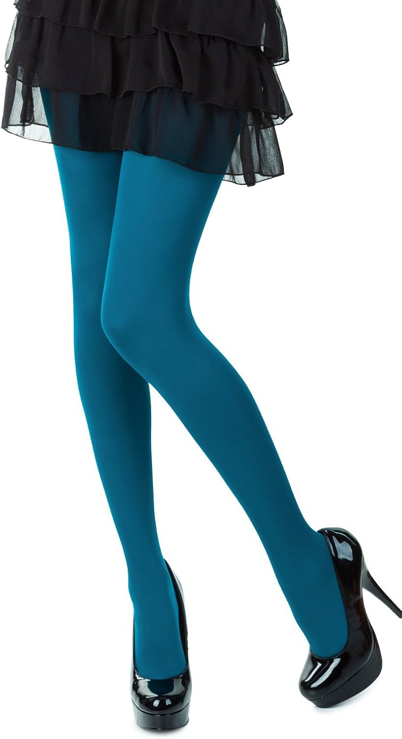 SENTELEGRI Colourful Opaque 40 Denier Tights, 23 Colours, Sizes S-XL