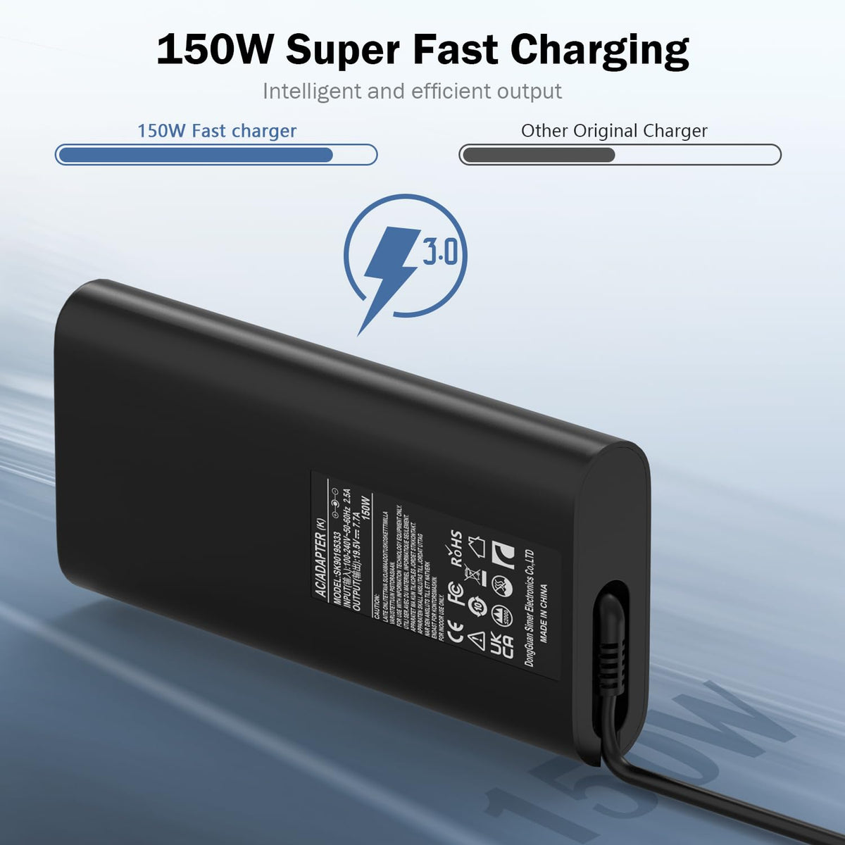 65W USB C Laptop Charger Compatible with HP Spectre Elitebook Chromebook