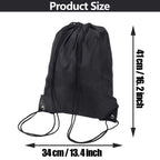 Drawstring Bags for Kids Adults - Swim Gym Sports School Travel Bag