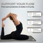 XN8 Sports Yoga Mat 10mm & 15mm Thick NBR Exercise Mat with Carry Strap