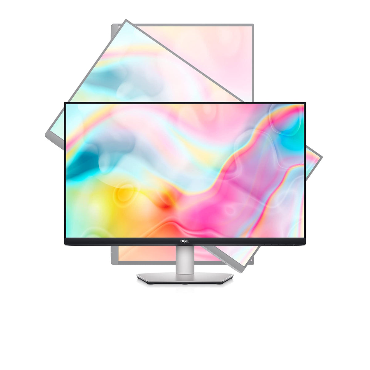 Dell 27 Plus QHD Monitor - S2725DSM - 27-inch QHD (2560x1440) 144Hz 1ms Display, 2 x 3W Speakers, HDMI/DisplayPort 1.4 Connectivity, Height/Tilt/Pivot/Swivel Adjustability, AMD FreeSync - Ash White