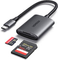 UGREEN SD Card Reader, USB C 312MB/S Card Adapter with Dual-Slot for TF/SD