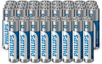 Philips Ultra Alkaline AA/AAA Batteries Combo - Versatile for All Devices, Pack of 40