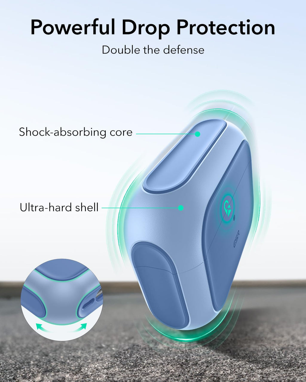 ESR for AirPods Pro 3 Case, Compatible with MagSafes, Purple