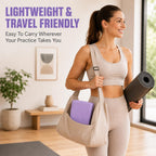 EXERZ Yoga Blocks 2pcs Gym Bricks -Comfortable Fitness Yoga Bricks, Anti-Slip, Lightweight and Travel Friendly Pilates Practice