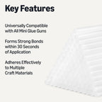 Amazon Basics Hot Glue Gun Kit with 30 Glue Sticks, 20w
