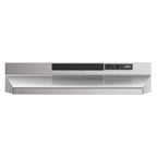 Broan-NuTone F403011 Insert with Light, Exhaust Fan for Under Cabinet Two-Speed Four-Way Convertible Range Hood, 30-Inch, White on White