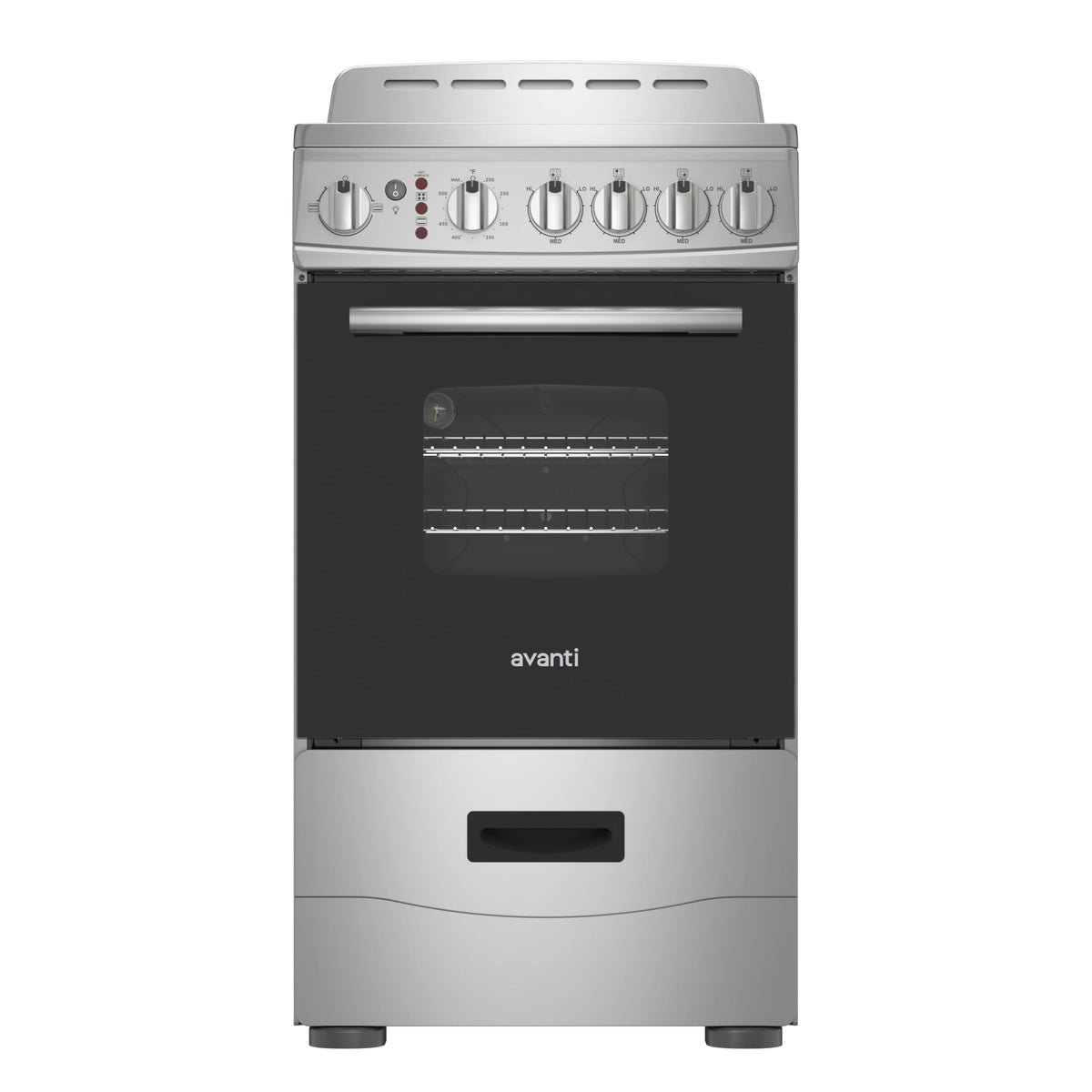 Avanti 20-Inch Freestanding Electric Range with Ceramic Glass Cooktop, in Black (CERU200P1B)