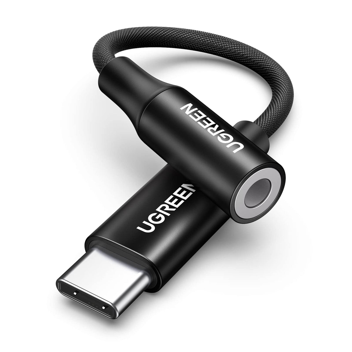 UGREEN 2 Pack USB C to 3.5mm Audio Adapter Type C to Aux 24bit/96kHz, Grey