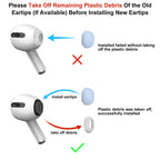 3 Pairs Replacement Ear Tips for AirPods Pro 2nd & 1st(Small, Black)