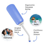 Portable Bidet 2 Pack, RUFCRIL 500ml Peri Bottle Postpartum, Boilable TPE