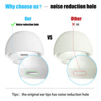 3 Pairs Replacement Ear Tips for AirPods Pro 2nd & 1st(Small, Black)