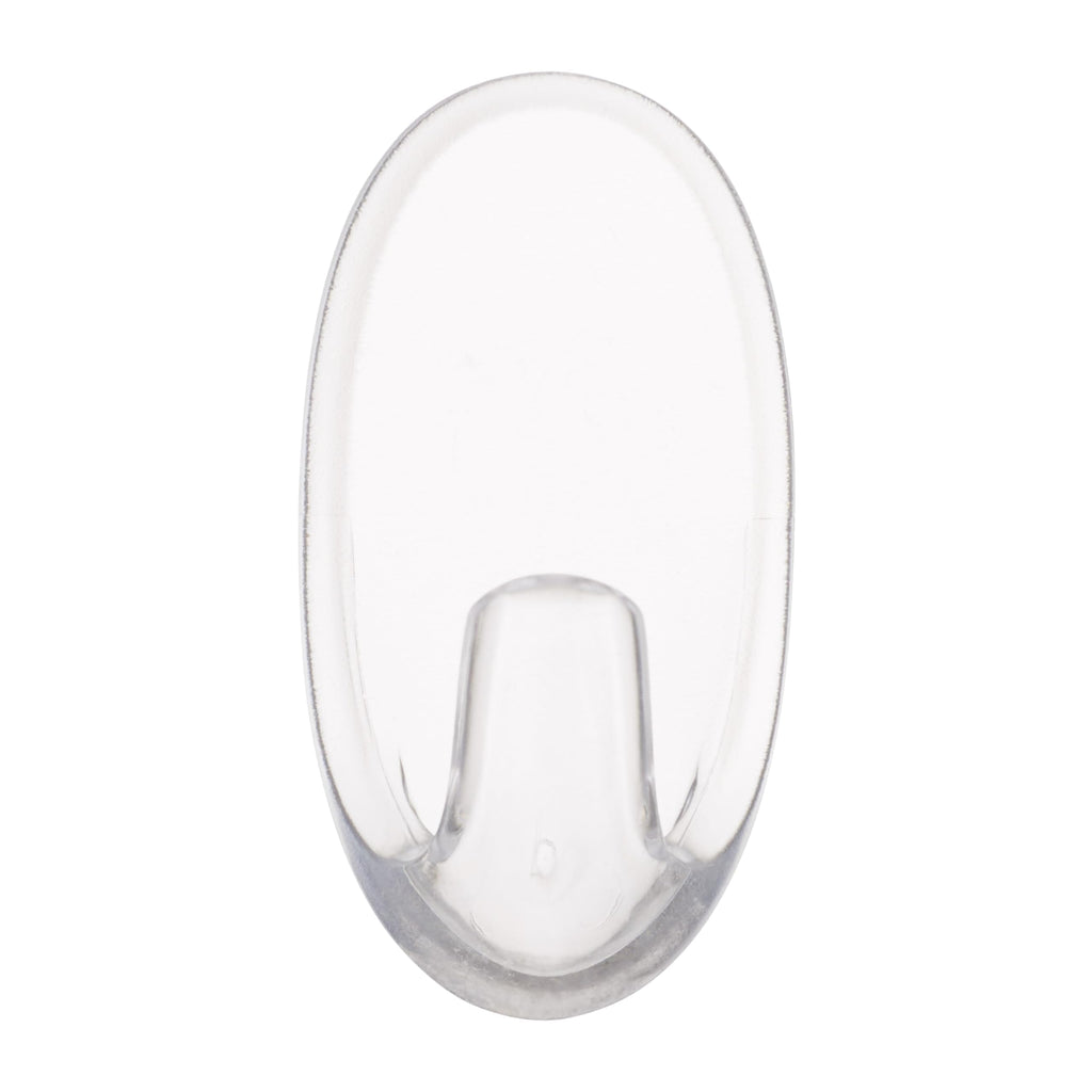 Command Medium Hooks, Clear, 2 Hooks and 4 Adhesive Strips