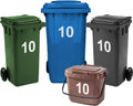 4 Pack Bin Numbers for Wheelie Bins 0-99/A-D | Large Number Stickers (10)