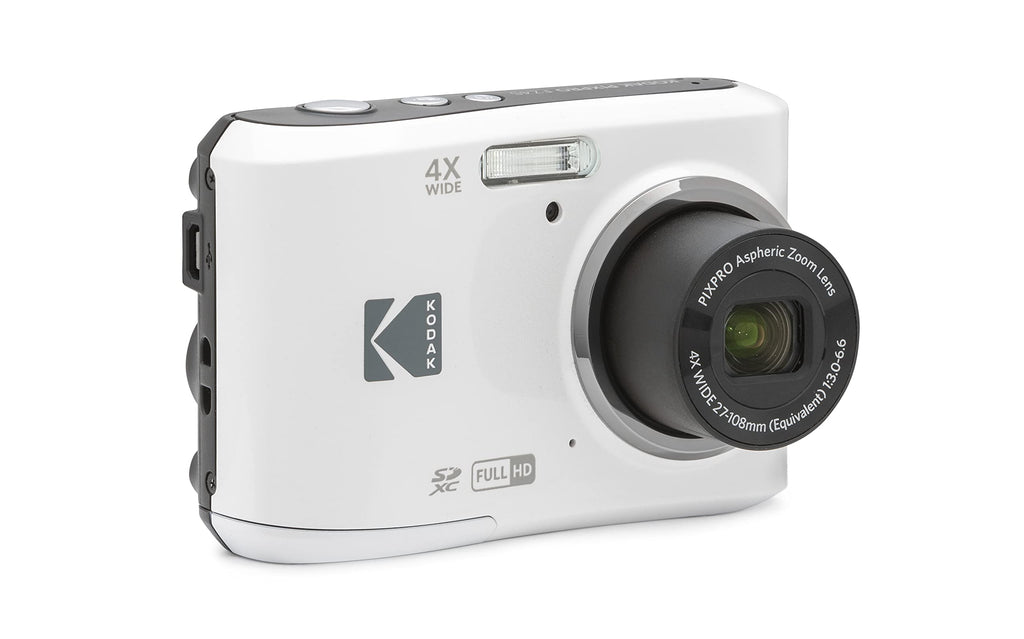 KODAK PIXPRO FZ45 16MP Compact Digital Camera, 4X Optical Zoom, AA, Black