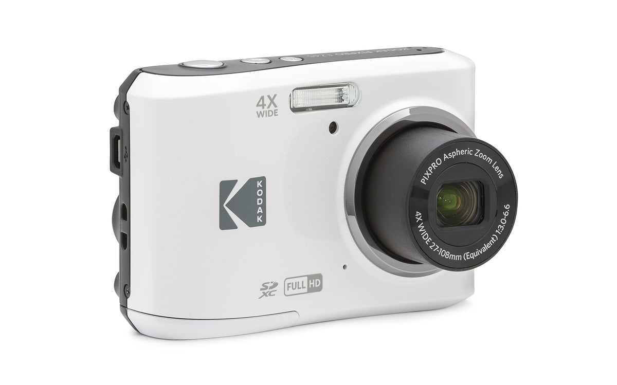 KODAK PIXPRO FZ45 16MP Compact Digital Camera, 4X Optical Zoom, AA, Black