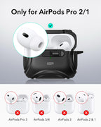 ESR for AirPods 5/4 Case, Compatible with MagSafe, Drop-Proof Lock, Black