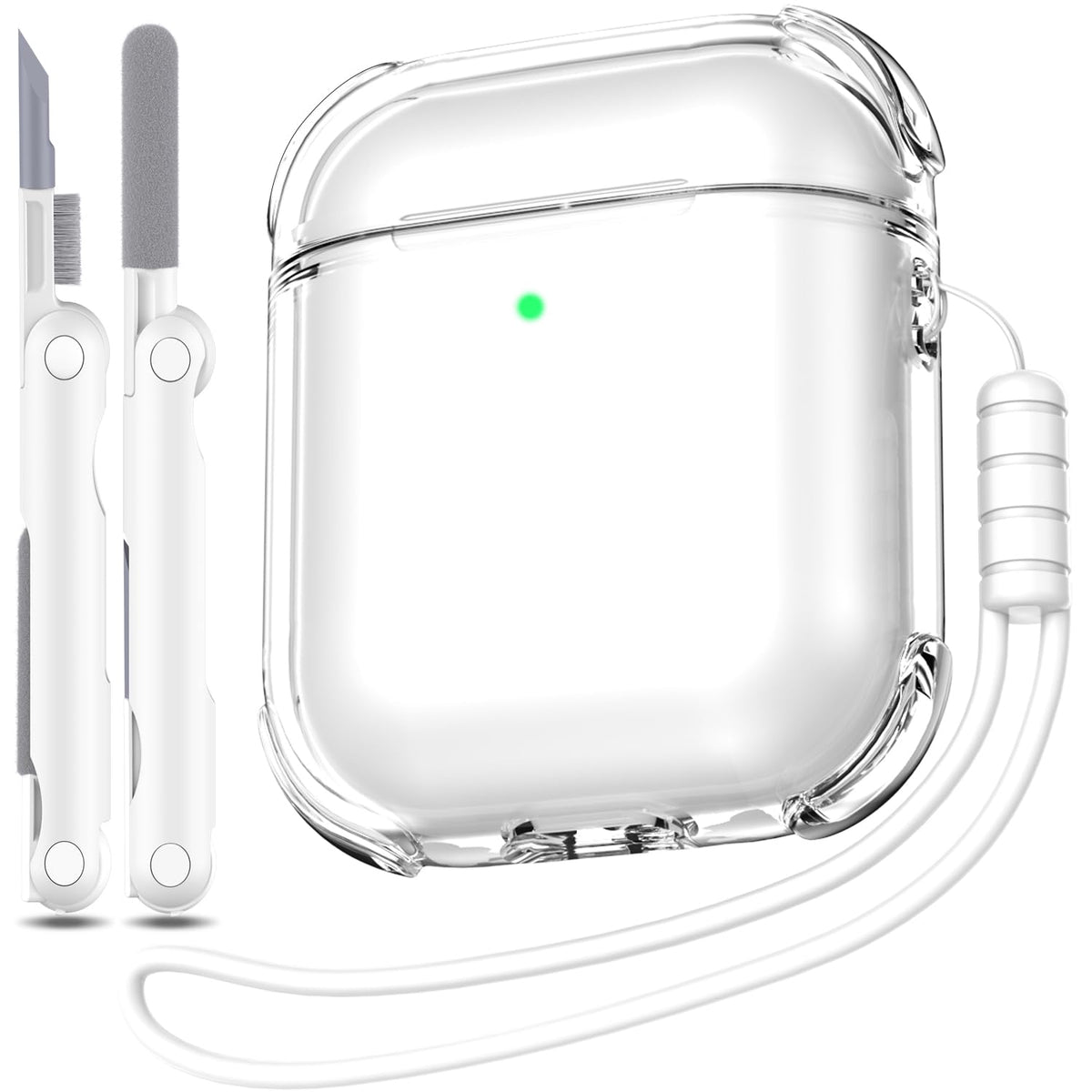 for AirPods 4 Case & AirPods 5 Case with Cleaner Kit,Clear Cover